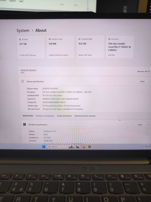Lenovo ThinkBook 13s G2 i7-1165G7