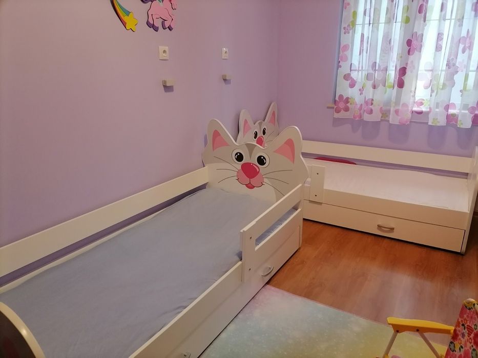 Детски ,нови легла 3броя- коте и кола