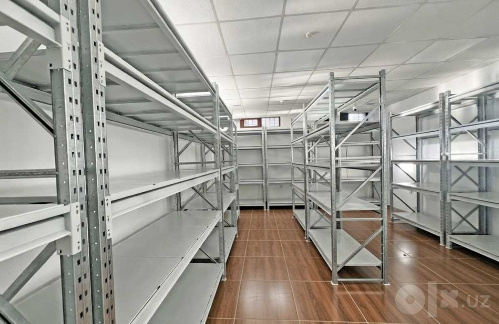 Стеллаж для продажи товаров  stellaji metall polka do'kon javoni