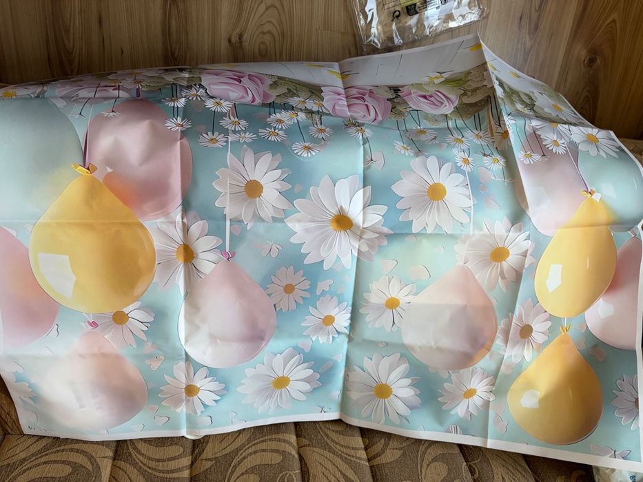 Украса за детски ражден ден,тема:Маргаритки