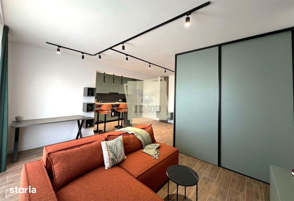 Garsoniera moderna 38 mp utili etajul 1 cu balcon in zona Ciresica