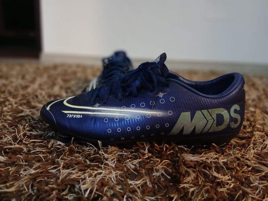 Ghete Fotbal Nike Mercurial Vapor 13 Elite FG Albastre-Neon Mărimea 41