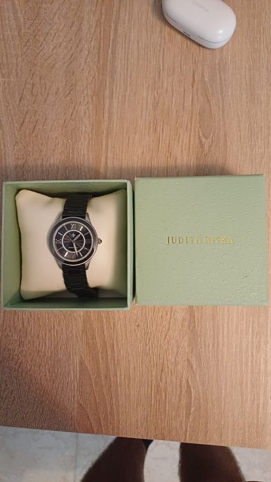 Judith Ripka Ceas Dama Quartz Negru