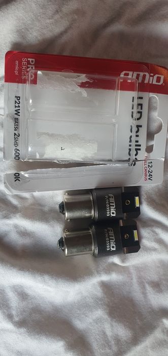 Нови LED крушки Amio P21W Canbus PRO, 2100LM