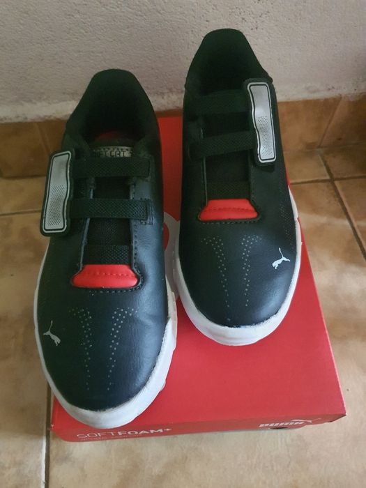 Детски кожени маратонки Puma Ferrari