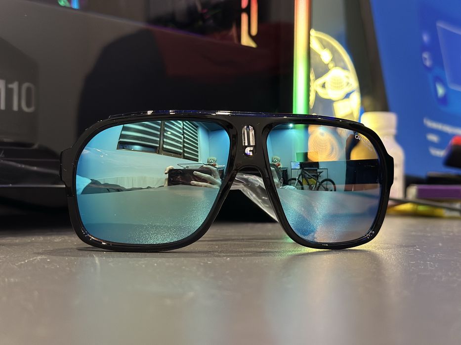 Слънчеви очила Carrera – Огледални стъкла, Oversized стил – UV защита!