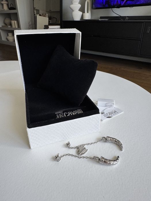 Дълги обеци Just Cavalli с кутия и сертификат