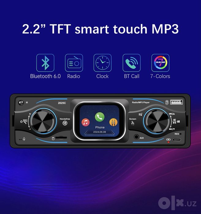 Pioneer avto magnitafon yangi madeli sensro ekranli juda ko’p funksiya