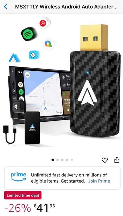“MSXTTLY” Wireless Android Auto Adapter