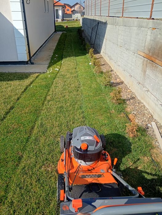 Nivelare îndreptare peluze, pregătire teren cu motocultor de 16cp