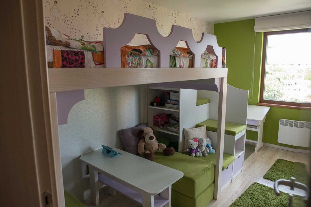 Детско легло на нива– поръчково изпълнение