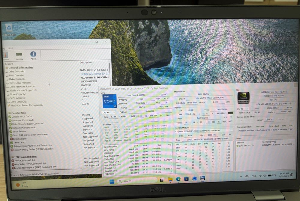 Dell Latitude 5521 i7 512GB