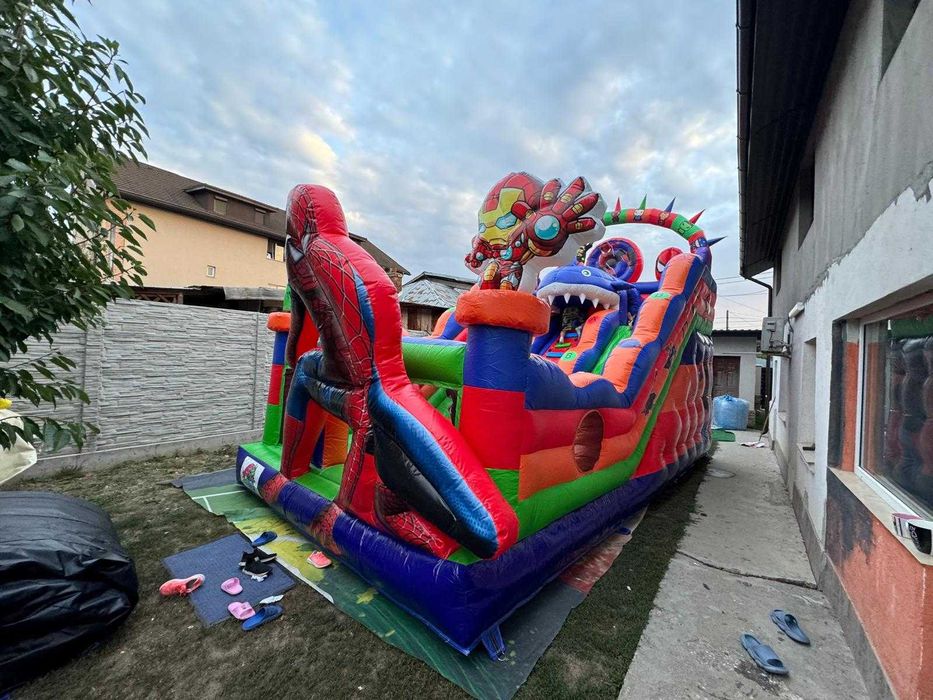 Închirieri, închiriez tobogan, topogan gonflabil pentru evenimente