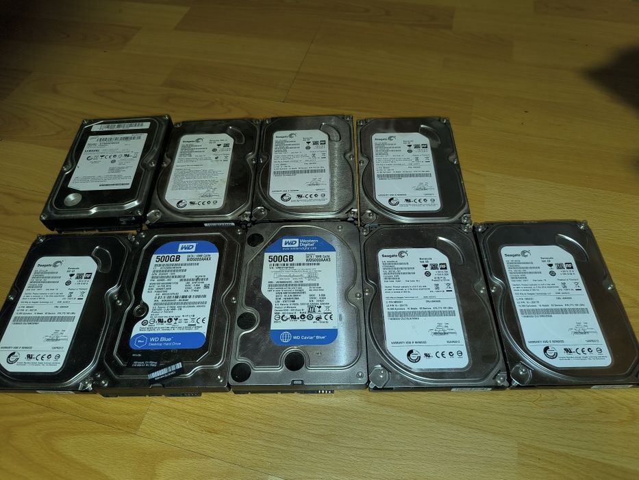 HDD 500GB WD si seagate slim 3.5