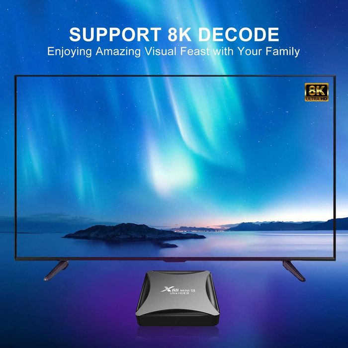 TV Box ТВ бокс LEMFO X88 MINI RK3528 Android 13 8K Wifi BT 4GB/64GB