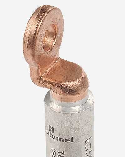 Биметална кабелна обувка, биметални кабелни обувки, различни размери