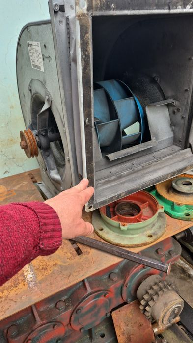 Exhaustor dublu aspirant cu debit mare.