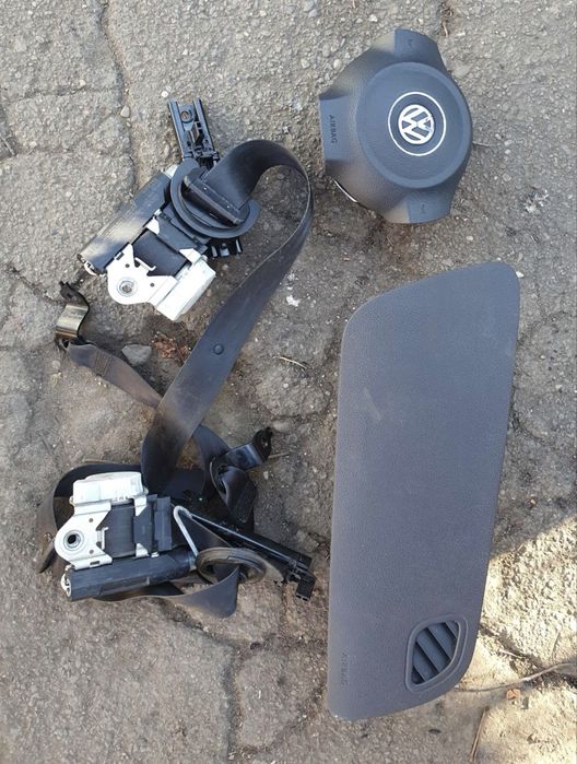 Kit airbag Vw Polo 6R 6C 2009-2017 airbag sofer airbag pasage centuri de siguranta fata stanga si dreapta 1.6 tdi CAY cutie manuala KFK NBW