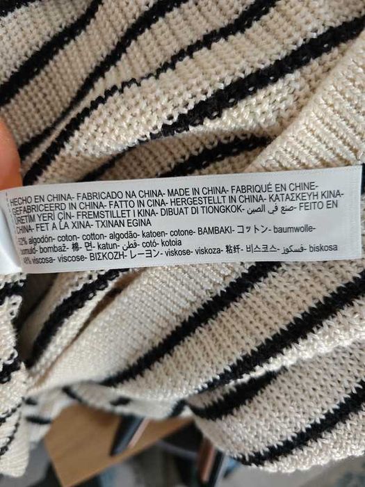 Pulover lejer Massimo Dutti dungi S