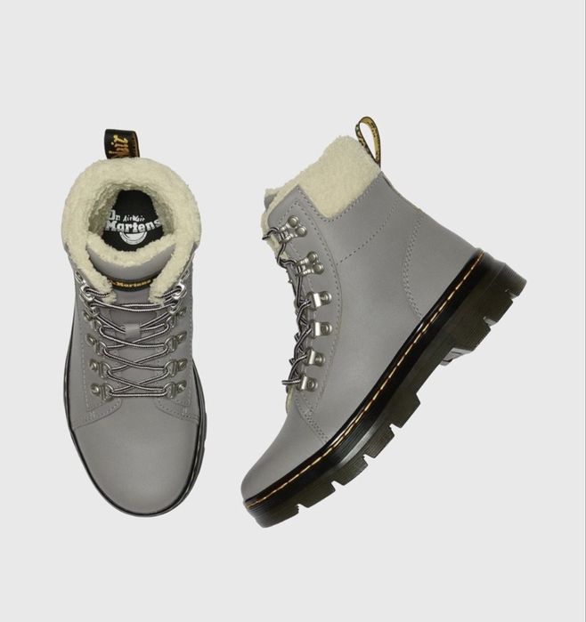 Dr. Martens Combs Faux Fur-Lined Utility Boots ОРИГИНАЛ дамски боти 37