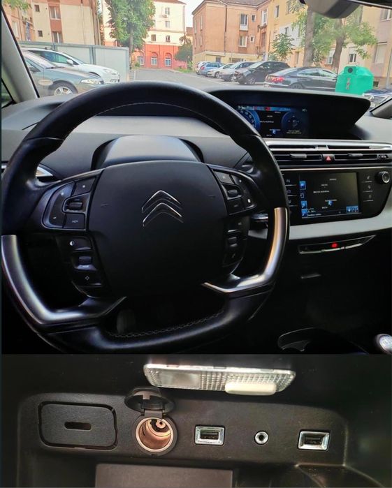 Citroen C4 Grand Picasso 2.0 diesel 2016 navi, senzori parcare, Euro 6