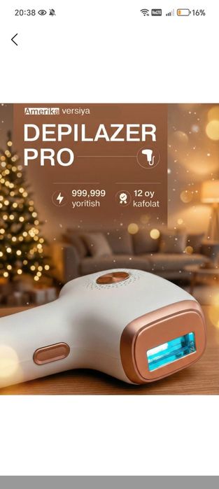 Depilazer pro kafolat taloni bilan