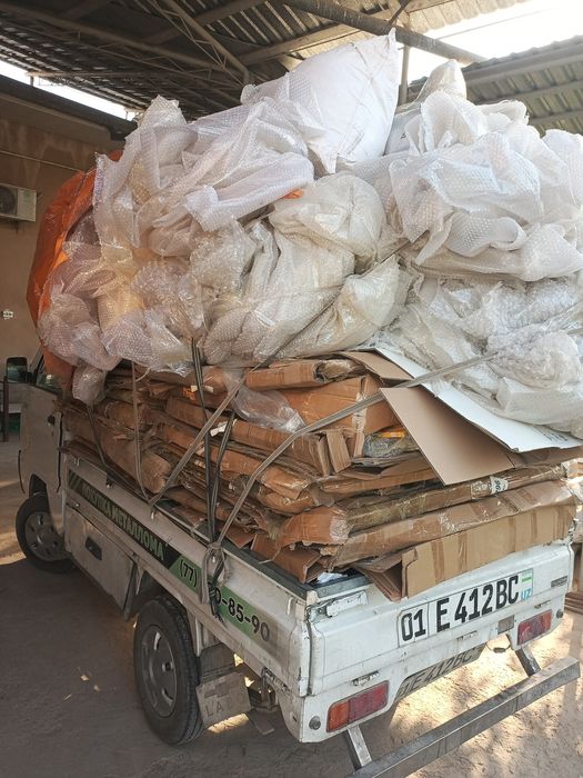 Макулатура пласмасса кардон салафан металлом кайта ишлаймиз