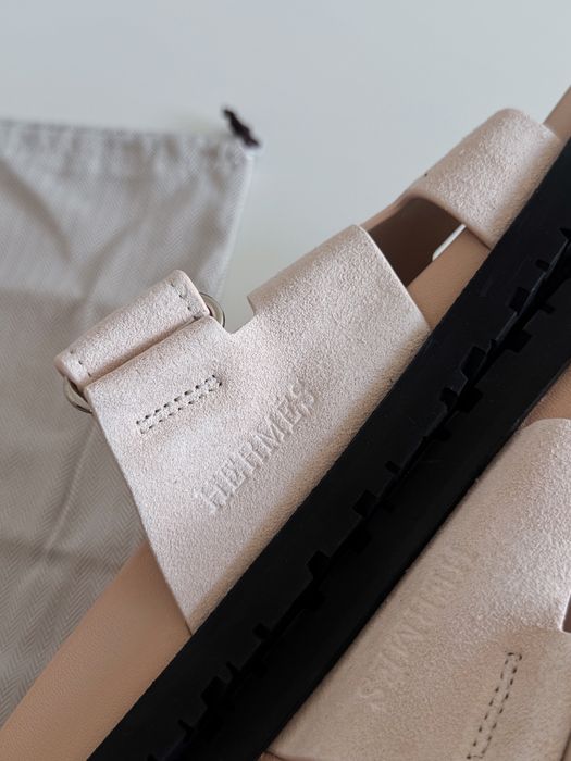 Розови чехли Hermes*
