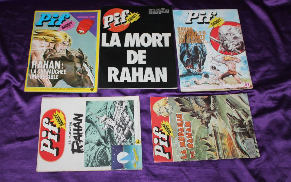 revista PIF Gadget serie noua 443 La mort de Rahan album HapPif Birthday 75 ans Mircea Arapu Teddy Ted Pif surpriza romana  1 2 3 12 14 benzi desenate