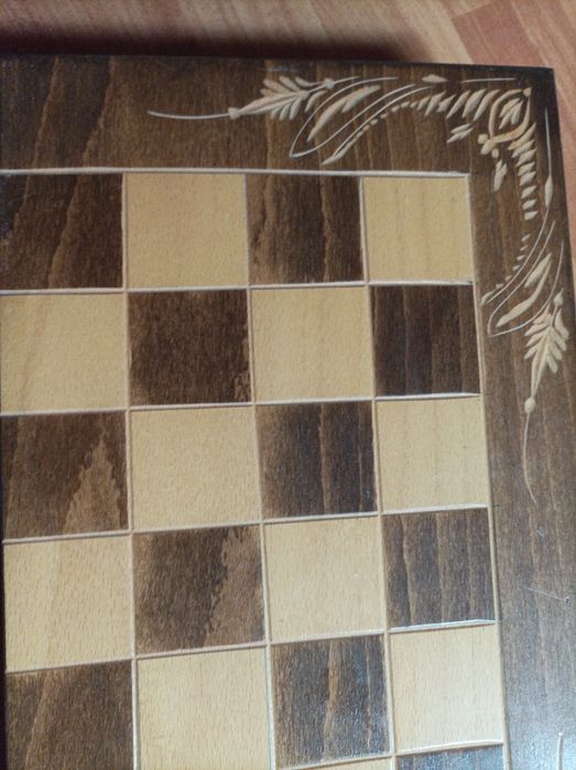 Joc table și șah nou ,lucrat manual,44/44 dimensiuni