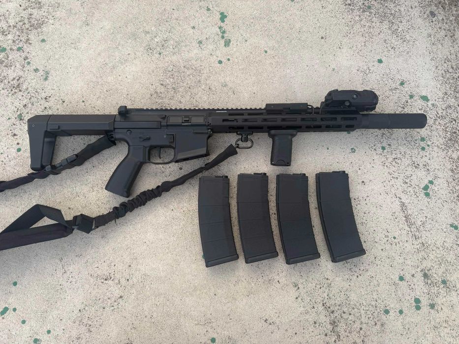M904C Falcon 3.0 ETU Airsoft Rifle - Black [Double Eagle]