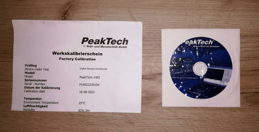 Osciloscop digital PeakTech P1402