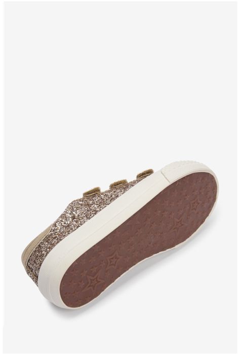 Золотистые детские кеды