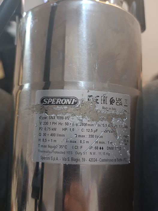 Pompa  Pompa Grundfos din  Inox și Pompa SPERONI Submersibilă din Inox