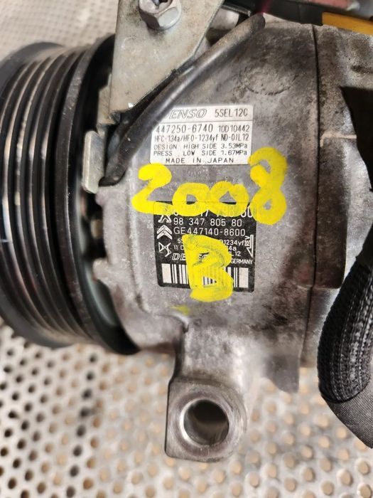 Compresor Clima Peugeot 5008 3008 308 508 Citroen DS Peugeot Opel Crossland 1.2 Benzina Cod   An 20