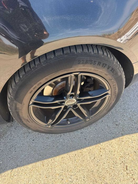 SET Jante aliaj model: Wheel World pentru Audi A6 C6 5x112 R17 inclus in pret - anvelope iarna Continental 225/55 R17