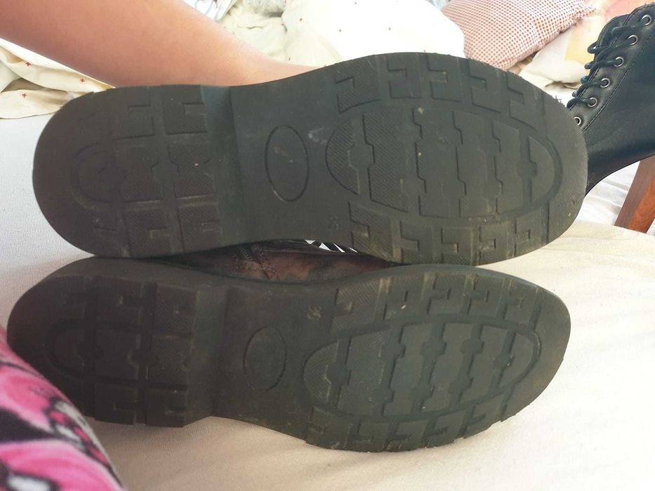 Botine/Ghete cu șireturi, stil Army, damă, nr 36