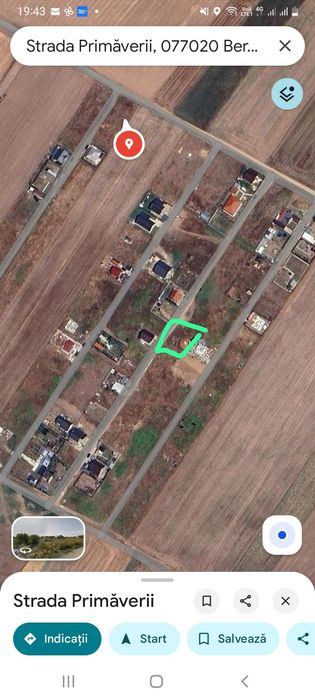 Vând teren intravilan comuna Berceni /IF  Primaverii 324