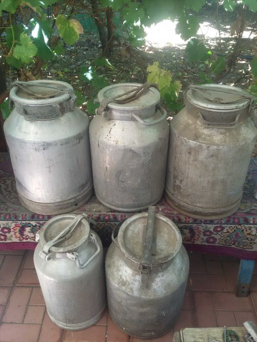 молочный бак алюминиевый 40л