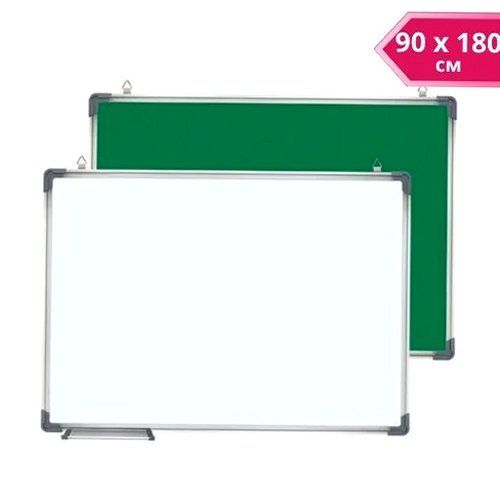 Магнитно-маркерная и меловая доска 120x200 см надежное крепление на