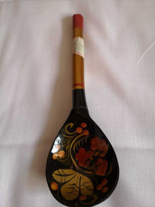 руска сувенирна дървена лъжица