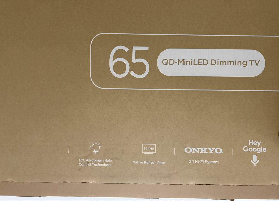 TCL 65P8L 65” QD-Mini LED (2026) | 4K | 144Hz | Google TV
