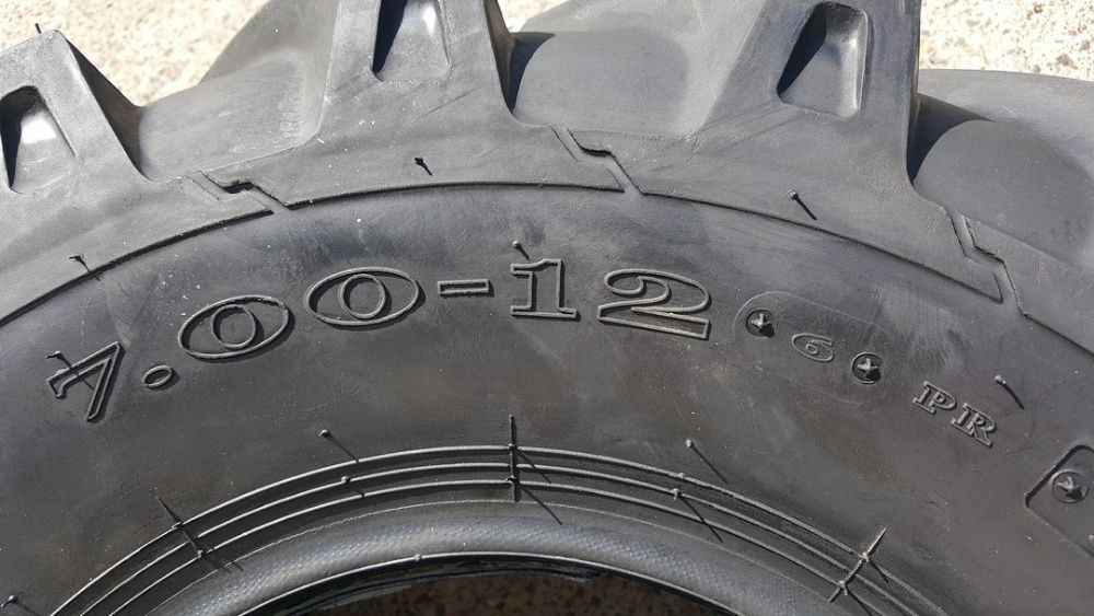 Cauciucuri noi 7.00-12 OZKA 6 ply pentru motocultor, atv, tractor etc
