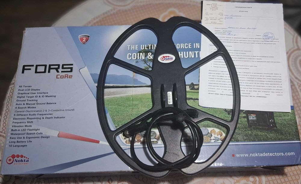 Продавам оригинална сонда за металдетектор Nokta FORS CoRe.