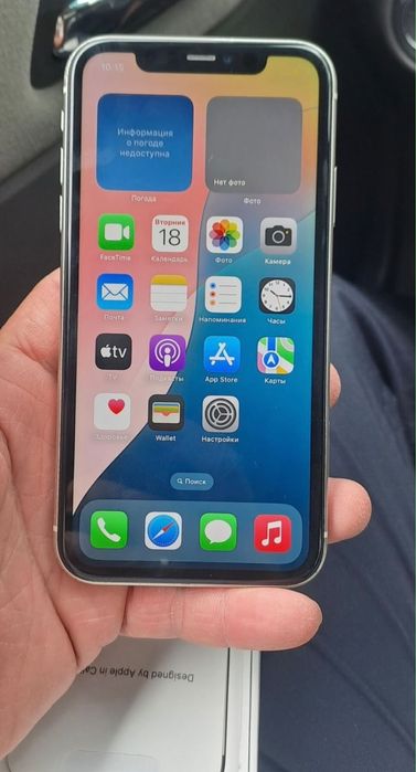 Iphone 11, белый, состояние норм