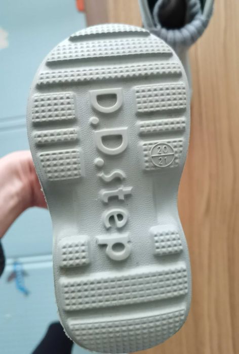 Cizme ploaie DDstep cu soseta fleece 20-21