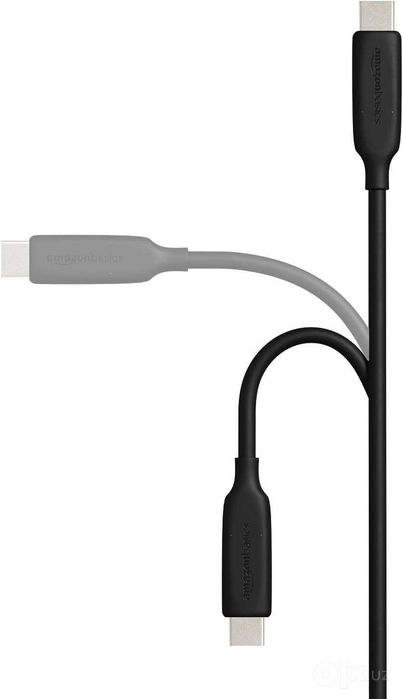Кабель Amazon Basics USB-C to USB-C 3.1 Gen 2 60W 10Gbps 40k60Hz
