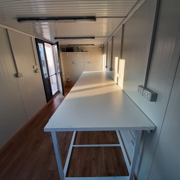 Container modula 6x2,4m complet echipat