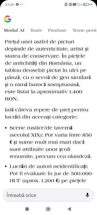 Tablou proveniență Italia pictură în ulei pe pânză foarte vechi