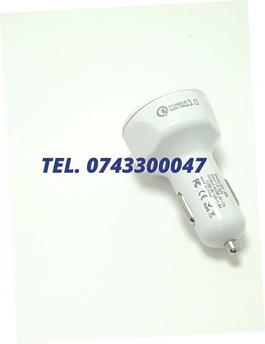 Incarcator Universal Masina Auto 4 Porturi Bricheta Usb Qc Fastcharge